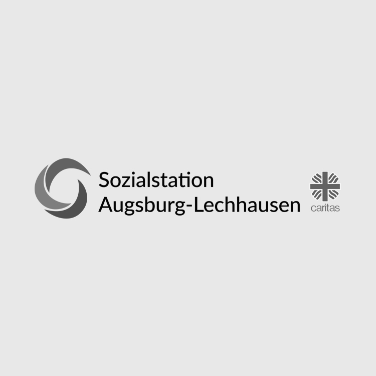 Sozialstation Augsburg Lechhausen Logo Spreuer Referenzen